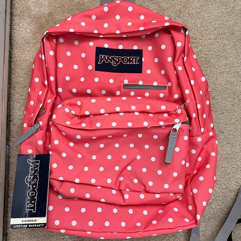 Jansport Peach/Orange Superbreak Backpack
